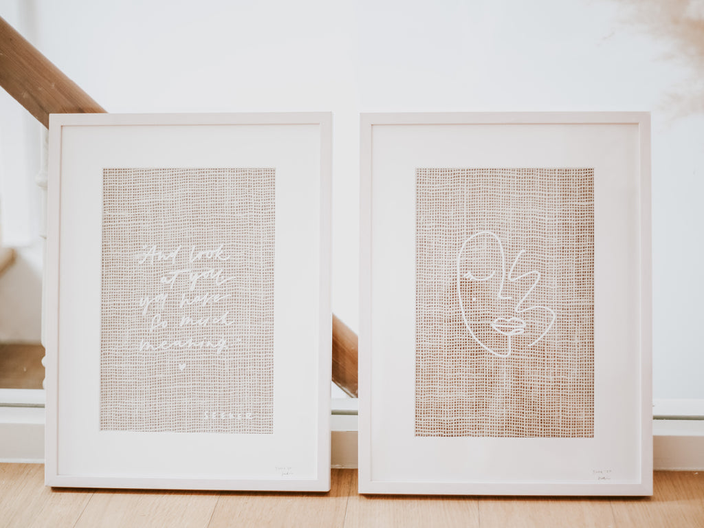 Interior DIY im Boho-Skandi-Stil – mit Lettering und Illustration