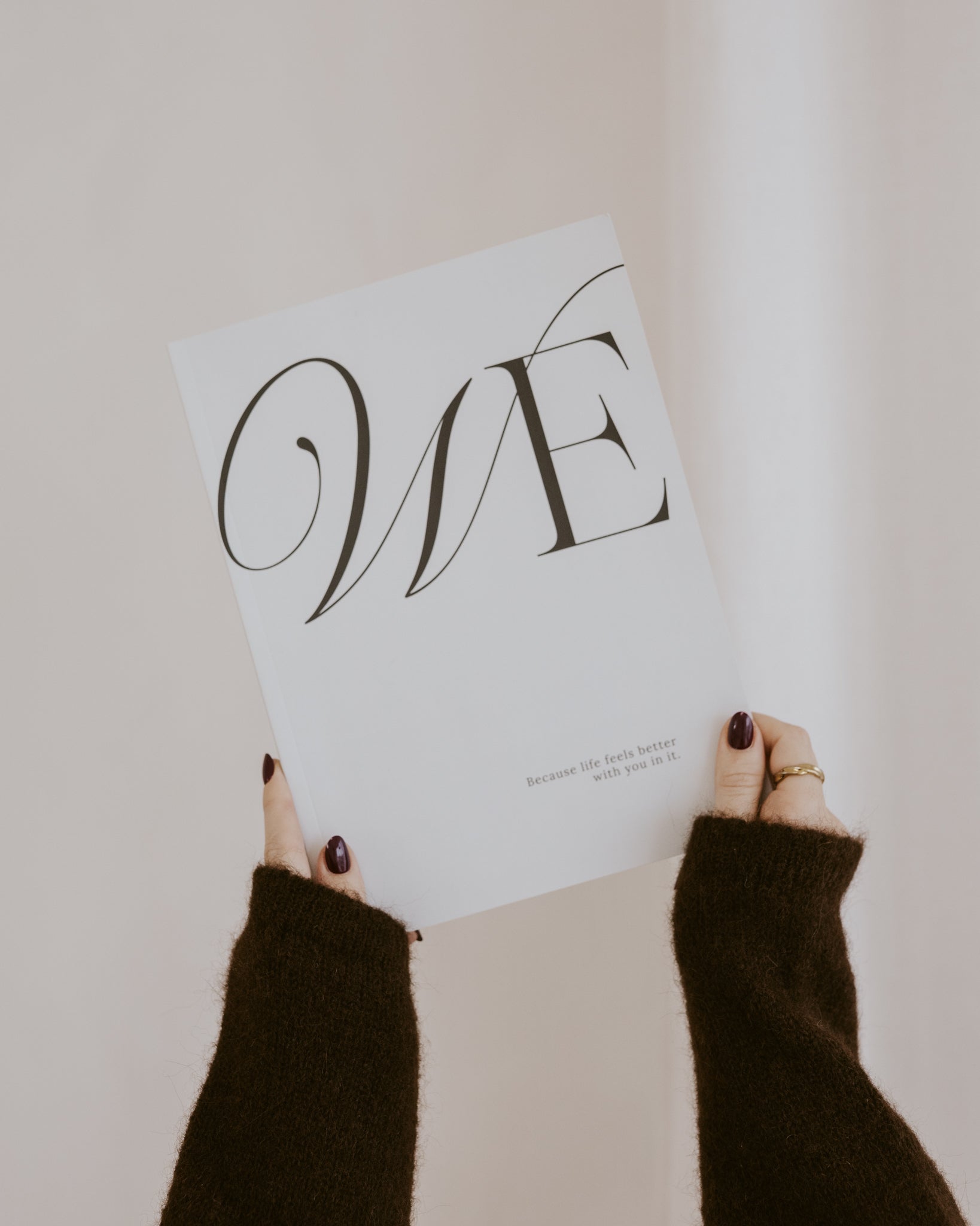 Fotomagazin "We," Softcover, 34 Seiten