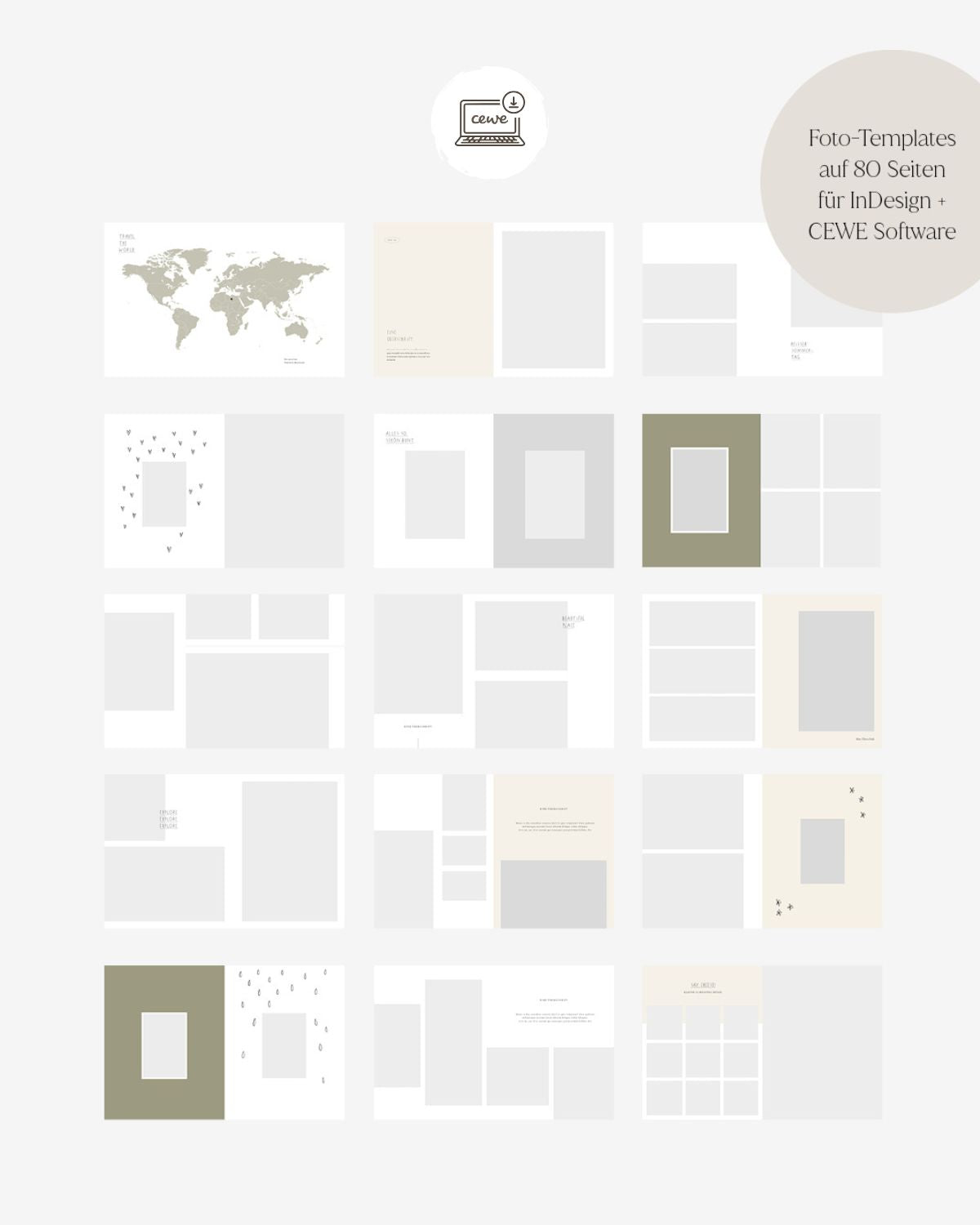 CEWE Fotobuch Template "Wanderlust"