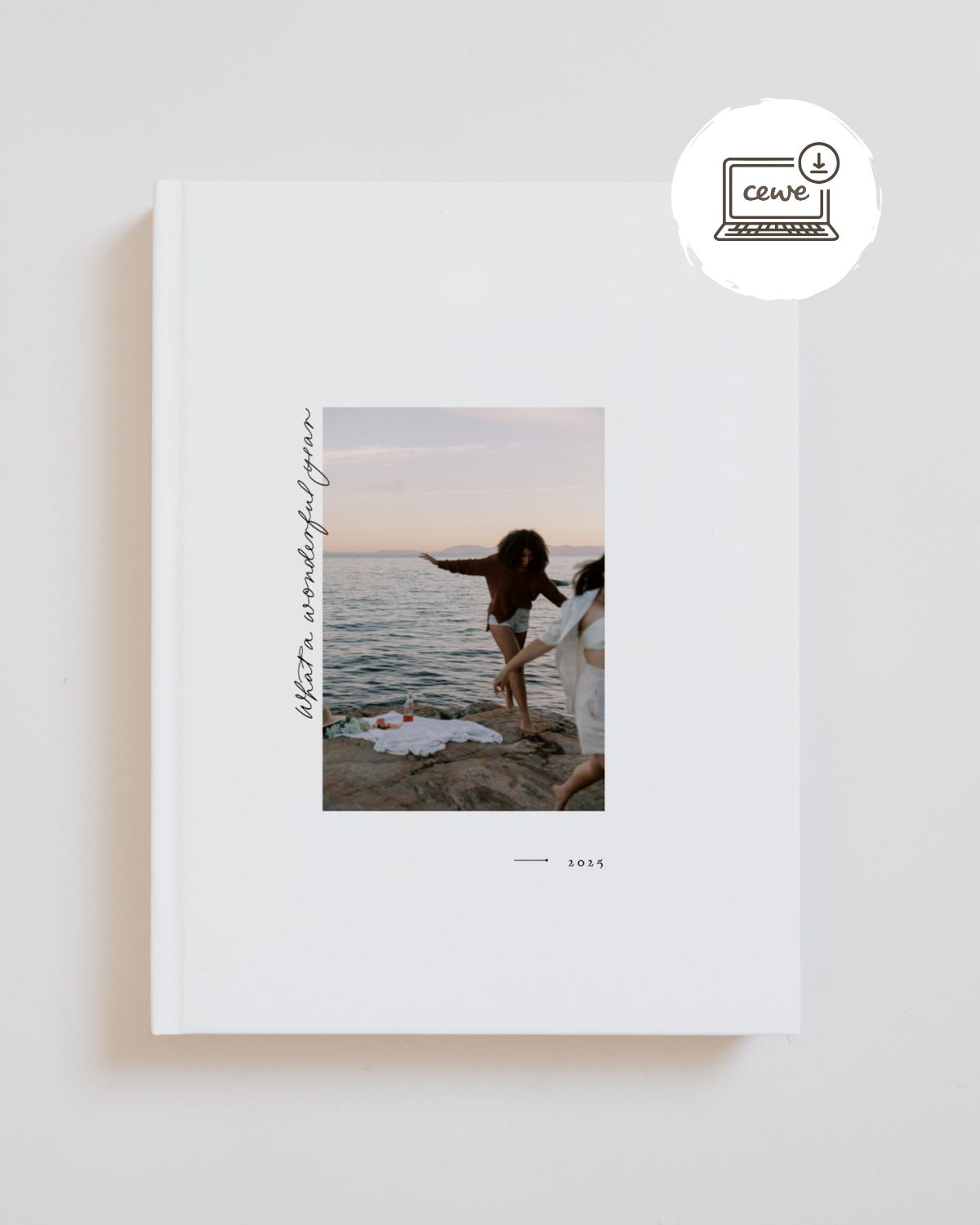 CEWE Fotobuch Template "wonderful year"