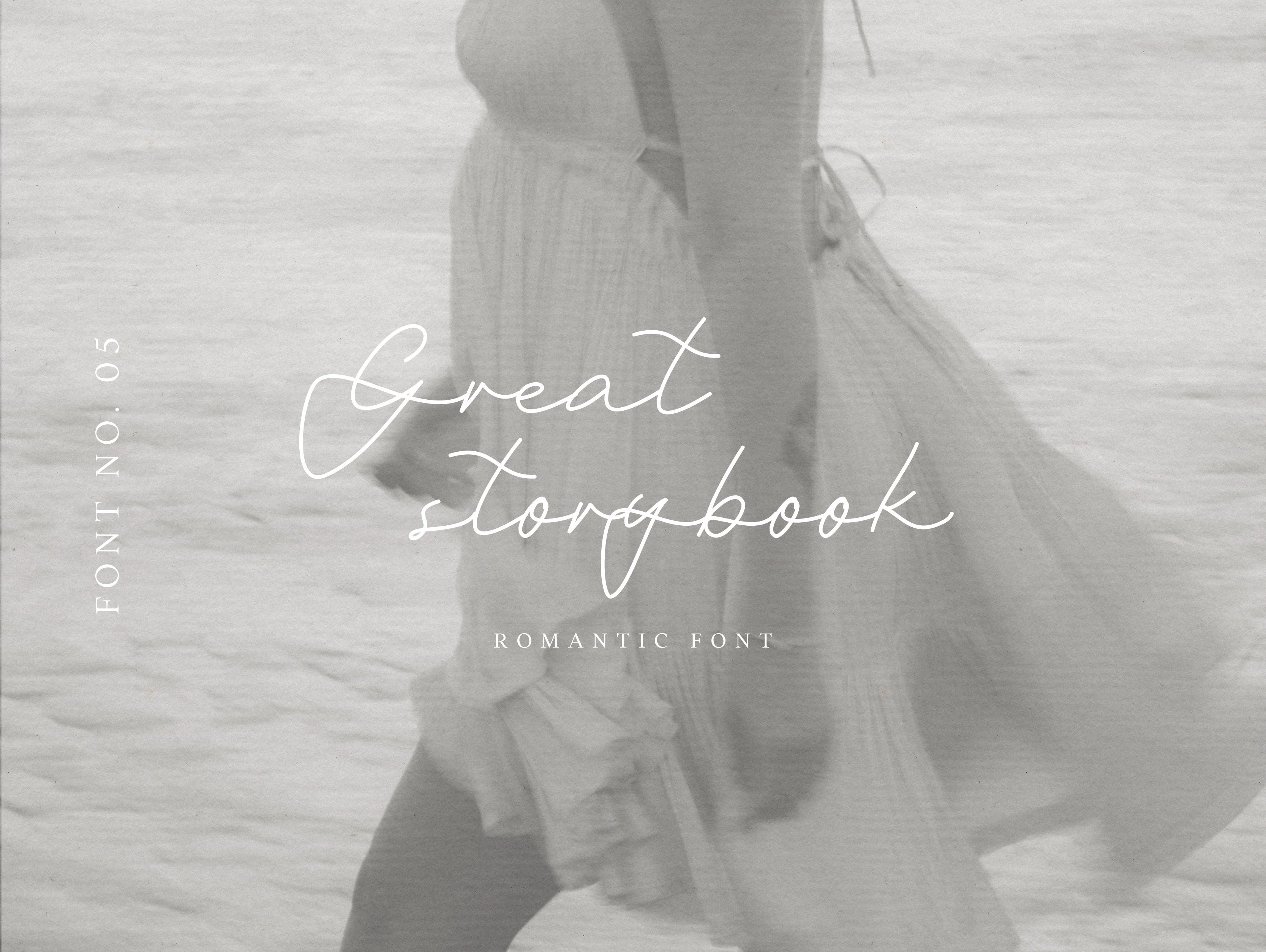 Font "Great storybook" handwritten