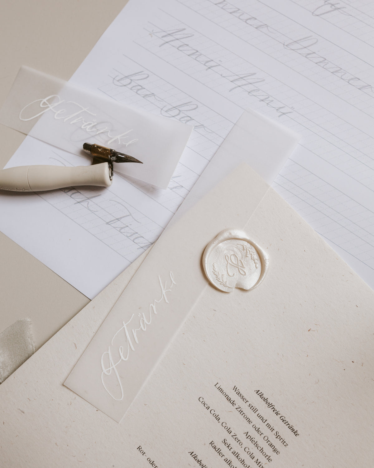 Digitale Schriftvorlage "Hochzeit"